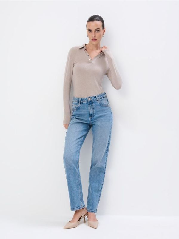 Mohito Mohito - Bluza s ovratnikom - bež