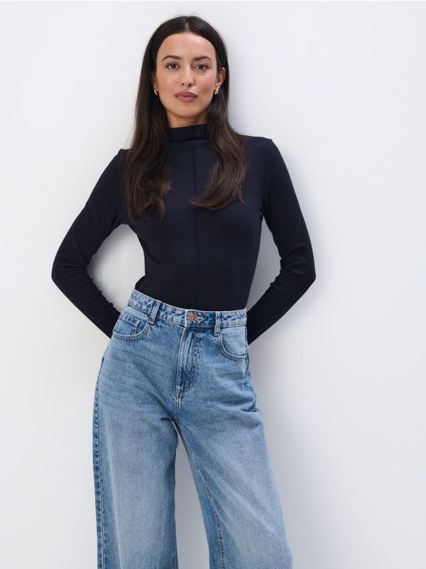 Mohito Mohito - Bluza s ovratnikom-stand-up - mornarsko plava