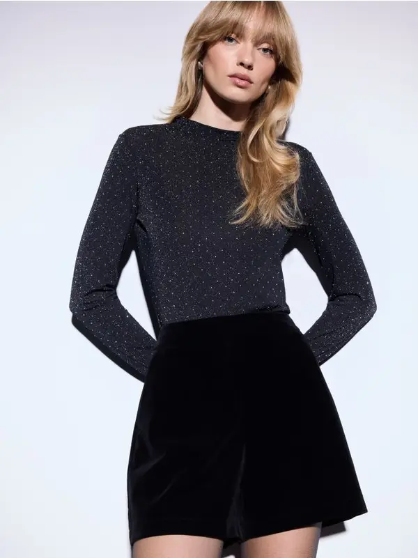 Mohito Mohito - Bluza s ukrasnim detaljima - crna