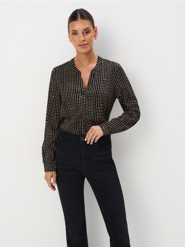 Mohito Mohito - Bluza s V-izrezom - crna