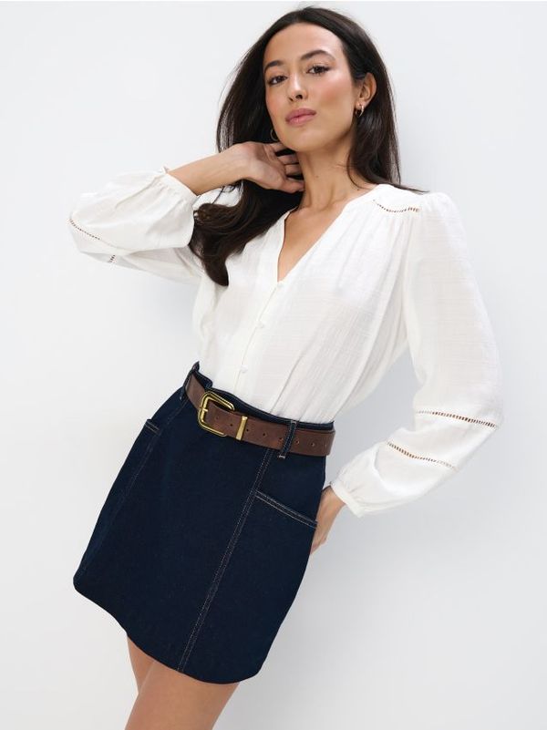 Mohito Mohito - Bluza s visokim udjelom viskoze - bijela