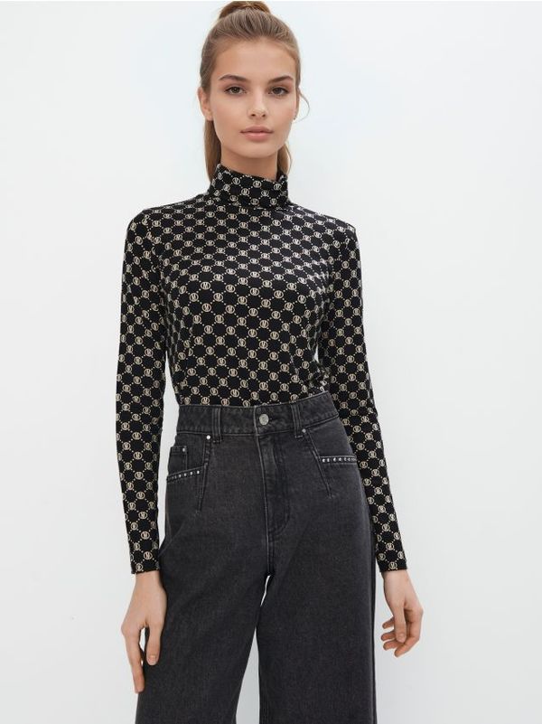 Mohito Mohito - Bluza s visokim udjelom viskoze - crna