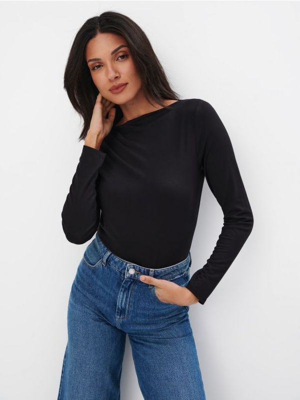 Mohito Mohito - Bluza s visokim udjelom viskoze - crna