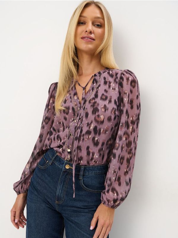 Mohito Mohito - Bluza sa životinjskim uzorkom - smeđa