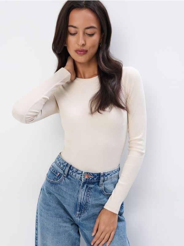 Mohito Mohito - Bodi dugih rukava - bež