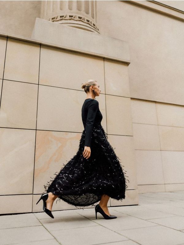 Mohito Mohito - Crna maxi haljina - crna