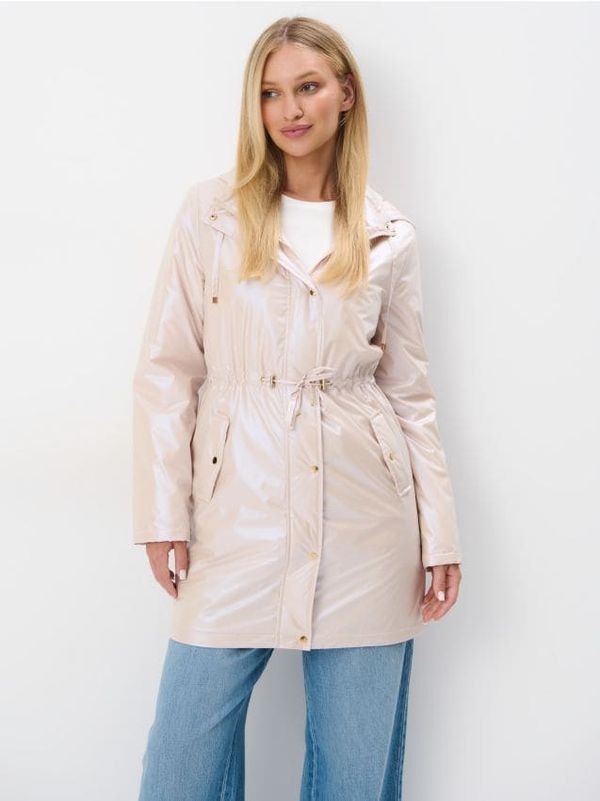 Mohito Mohito - Duga jakna - krem