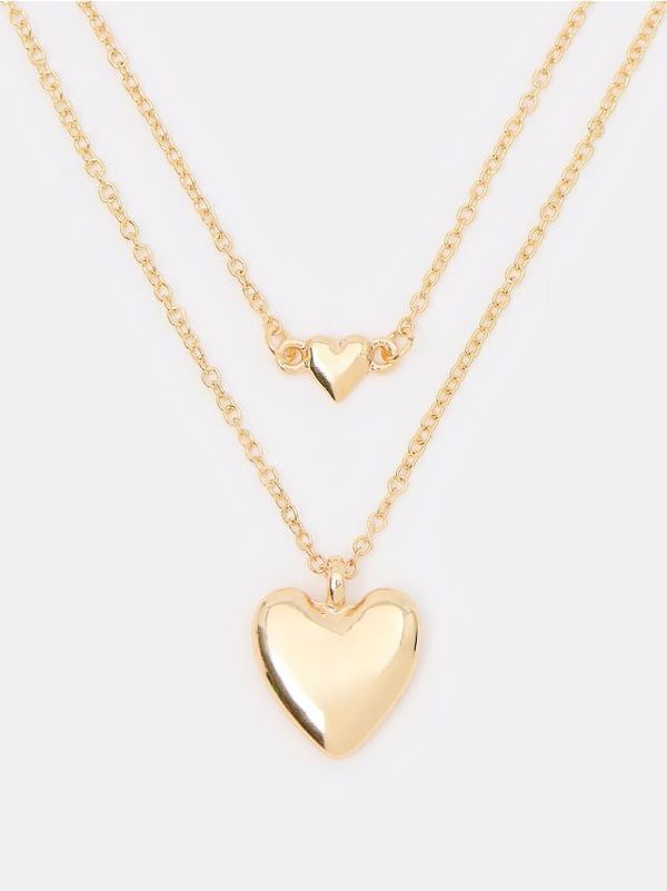 Mohito Mohito - Dvostruka ogrlica s privjeskom - zlatna