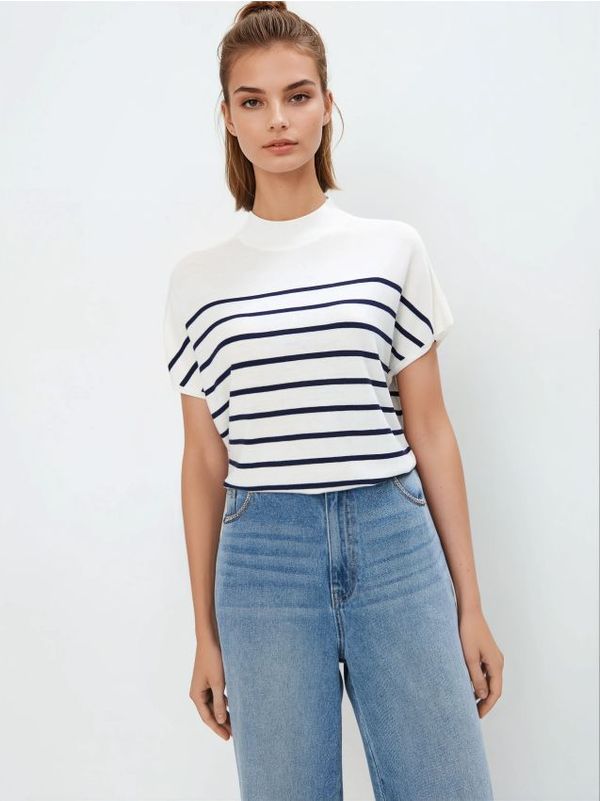 Mohito Mohito - Džemper kratkih rukava - bijela