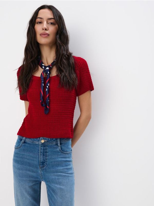 Mohito Mohito - Džemper kratkih rukava - crvena