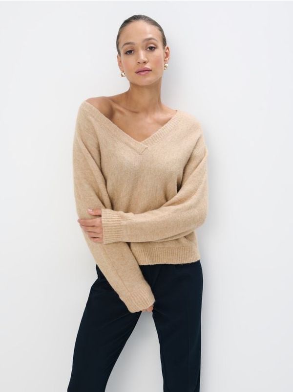 Mohito Mohito - Džemper od mješavine alpake - krem