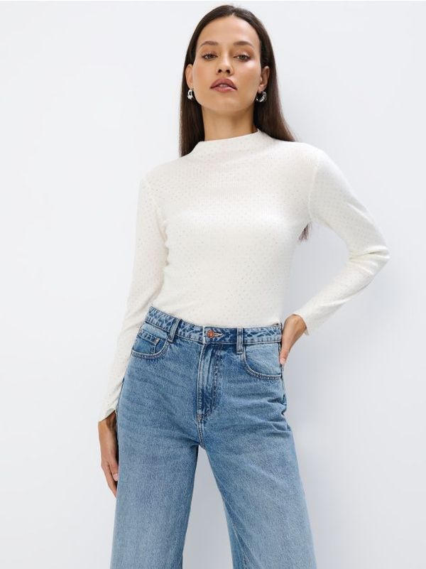 Mohito Mohito - Džemper od mješavine viskoze - bijela