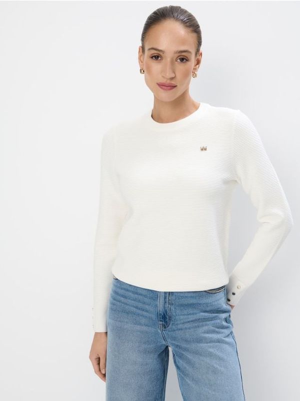 Mohito Mohito - Džemper od mješavine viskoze - bijela