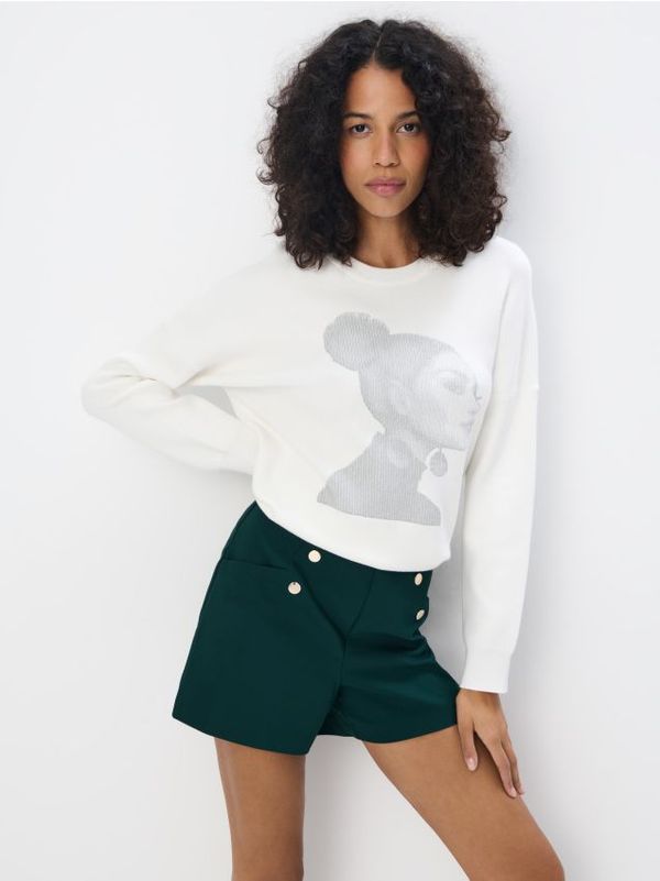 Mohito Mohito - Džemper od mješavine viskoze - krem