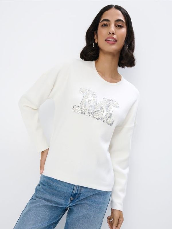 Mohito Mohito - Džemper s ukrasnim detaljem - bijela