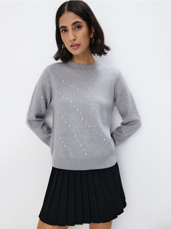 Mohito Mohito - Džemper s ukrasnim detaljima - siva