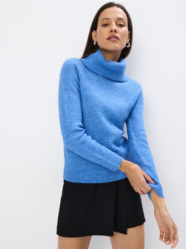 Mohito Mohito - Džemper s visokim ovratnikom - plava