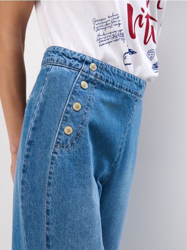 Mohito Mohito - Farmerke sa širokim nogavicama - plava