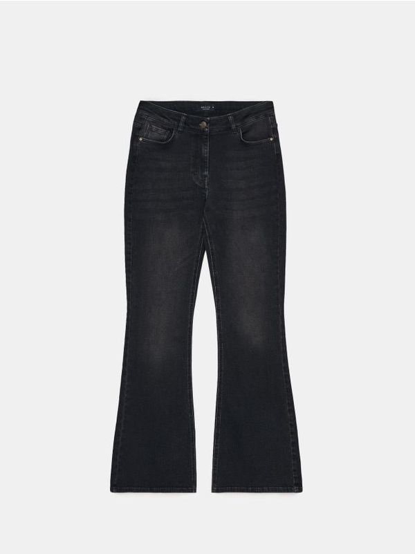 Mohito Mohito - Farmerke širokih nogavica - crna