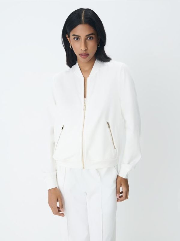 Mohito Mohito - Gornji dio trenirke s patentnim zatvaračem - krem