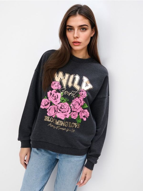 Mohito Mohito - Gornji dio trenirke s printom - crna