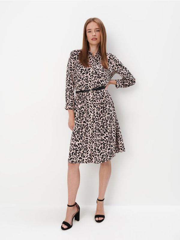 Mohito Mohito - Haljina u obliku košulje od viskoze - bež