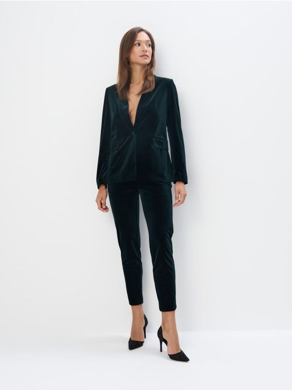 Mohito Mohito - Hlače od velura - zelena