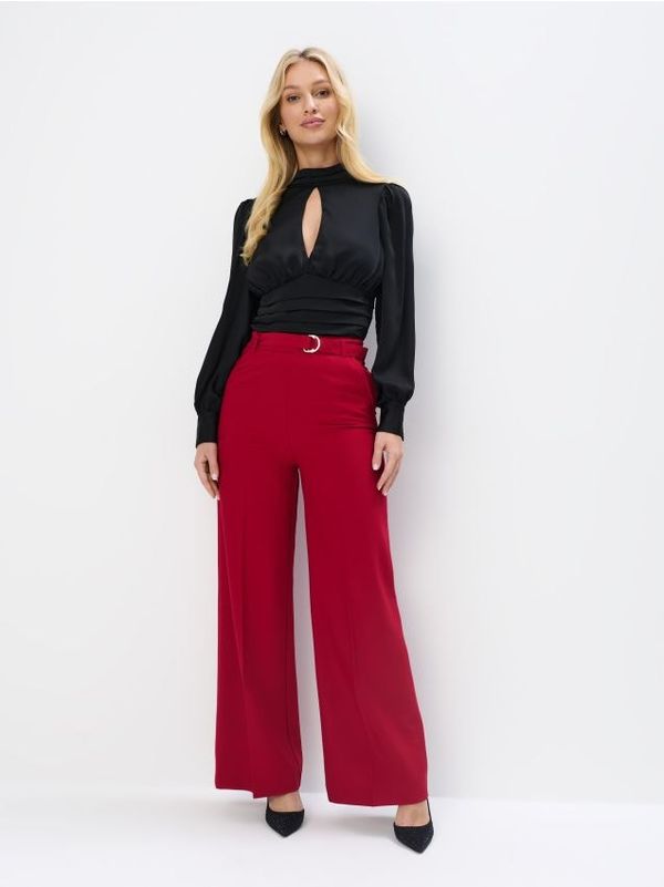 Mohito Mohito - Hlače s remenom - crvena