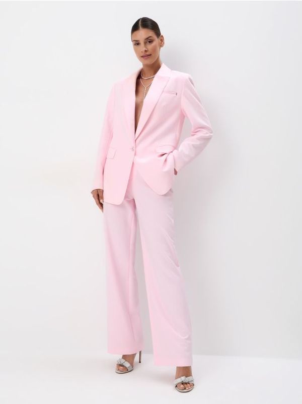 Mohito Mohito - Hlače širokih nogavica - pastelno roza