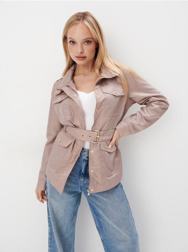 Mohito Mohito - Jakna s pojasom - roza