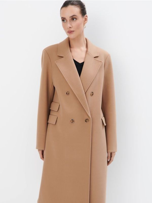 Mohito Mohito - Kaput s dvostrukim kopčanjem - bež