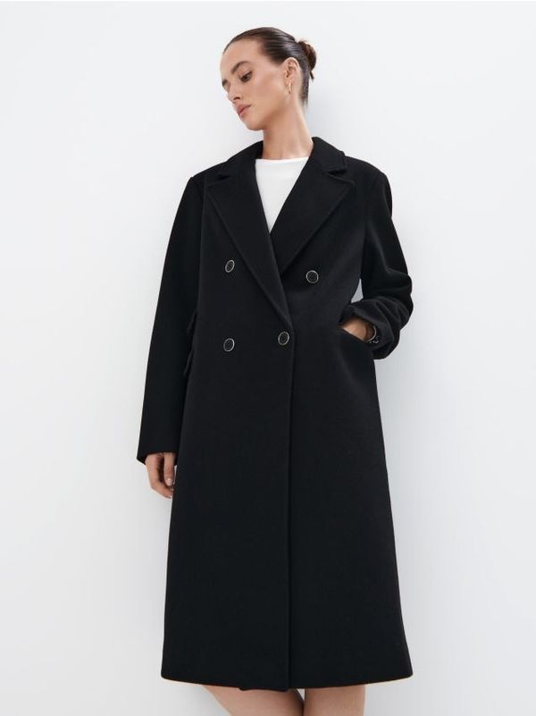 Mohito Mohito - Kaput s dvostrukim kopčanjem - crna