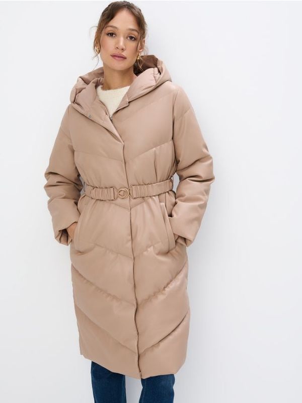 Mohito Mohito - Kaput s pojasom oko struka - bež