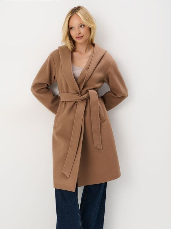 Mohito Mohito - Kaput s remenom - smeđa