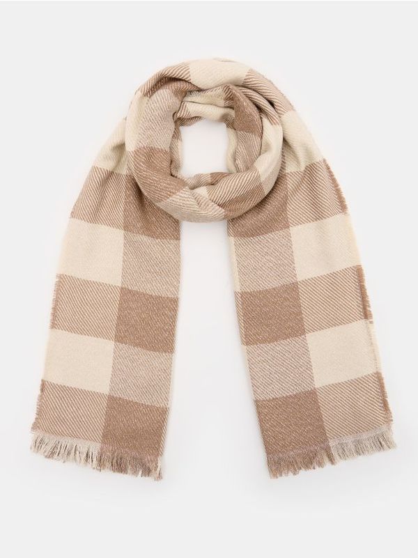 Mohito Mohito - Karirani šal - bež