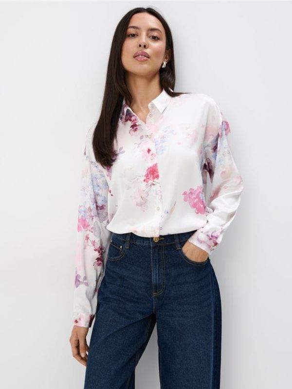 Mohito Mohito - Košulja cvjetna uzorka - bijela