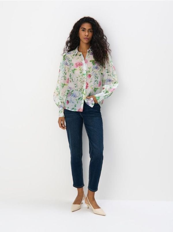 Mohito Mohito - Košulja cvjetna uzorka - bijela