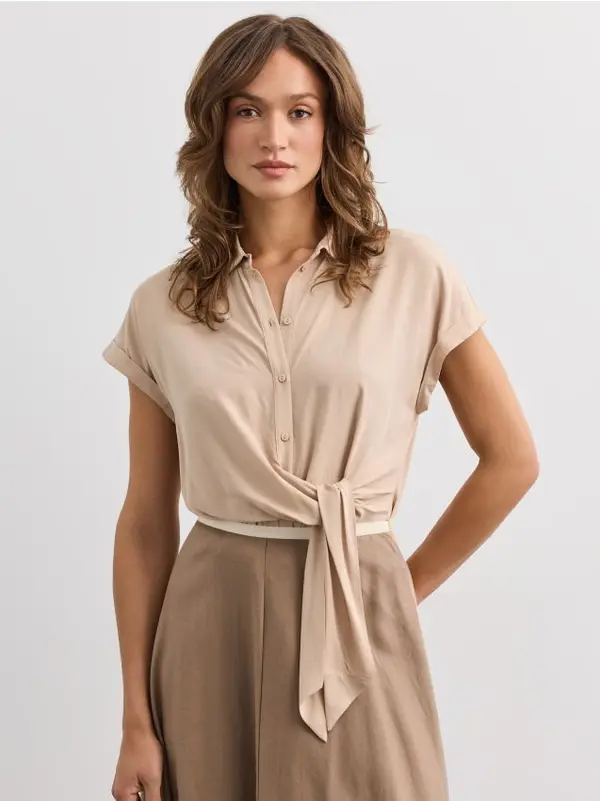 Mohito Mohito - Košulja na vezanje - bež