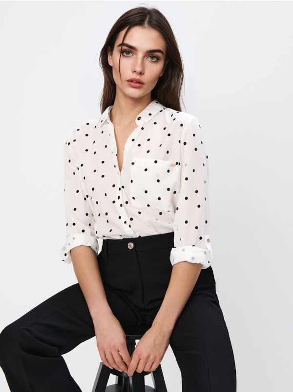 Mohito Mohito - Košulja s točkicama - bijela