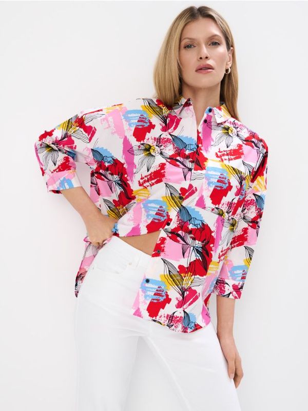 Mohito Mohito - Košulja s visokim udjelom pamuka - bijela