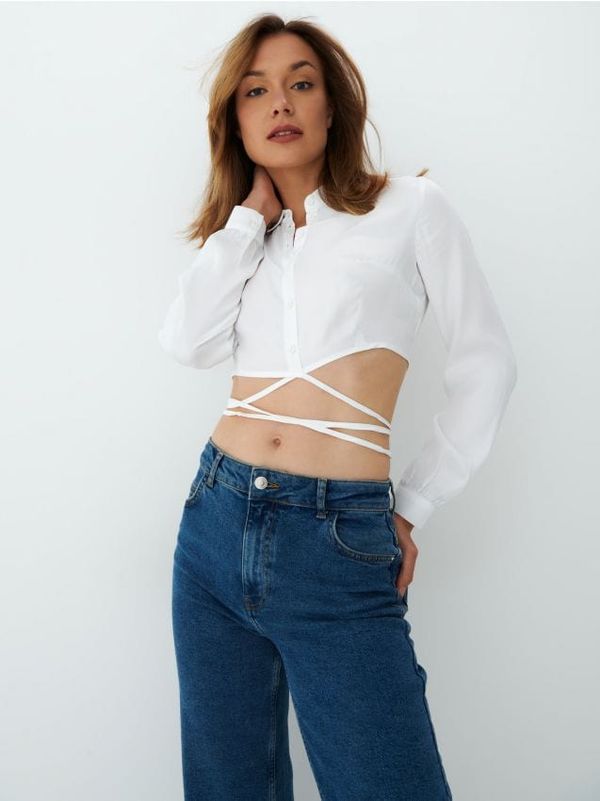 Mohito Mohito - Košulja s visokim udjelom viskoze - bijela