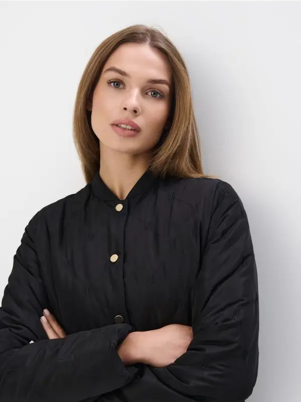 Mohito Mohito - Kratka prošivena jakna - crna