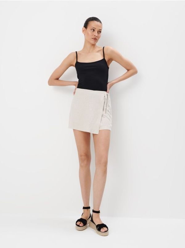 Mohito Mohito - Kratke hlače-suknja - bež