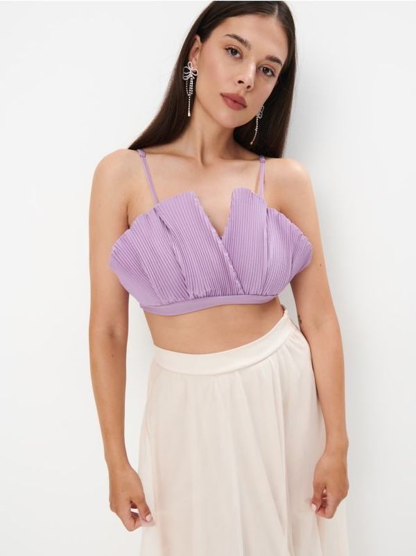 Mohito Mohito - Kratki top - tamno ljubičasta