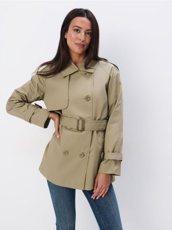 Mohito Mohito - Kratki trench kaput - zelena