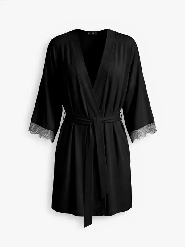Mohito Mohito - LADIES` DRESSING GOWN - crna
