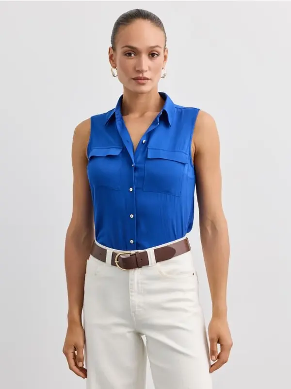 Mohito Mohito - LADIES` SHIRT - mornarsko plava