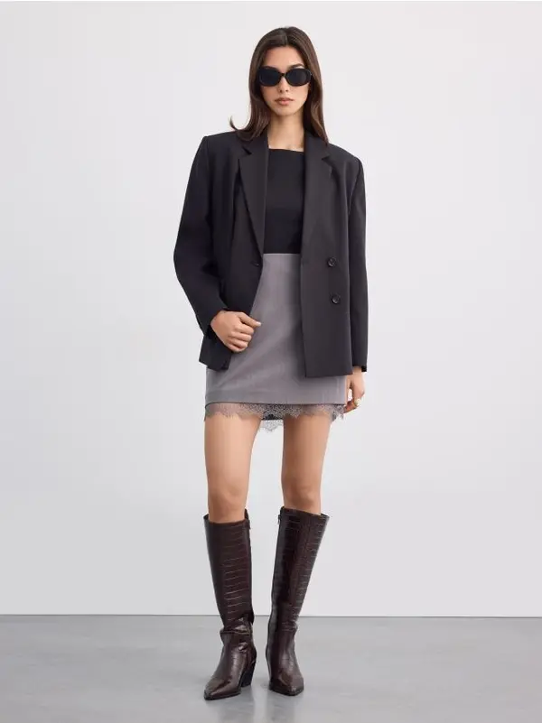 Mohito Mohito - LADIES` SKIRT - siva
