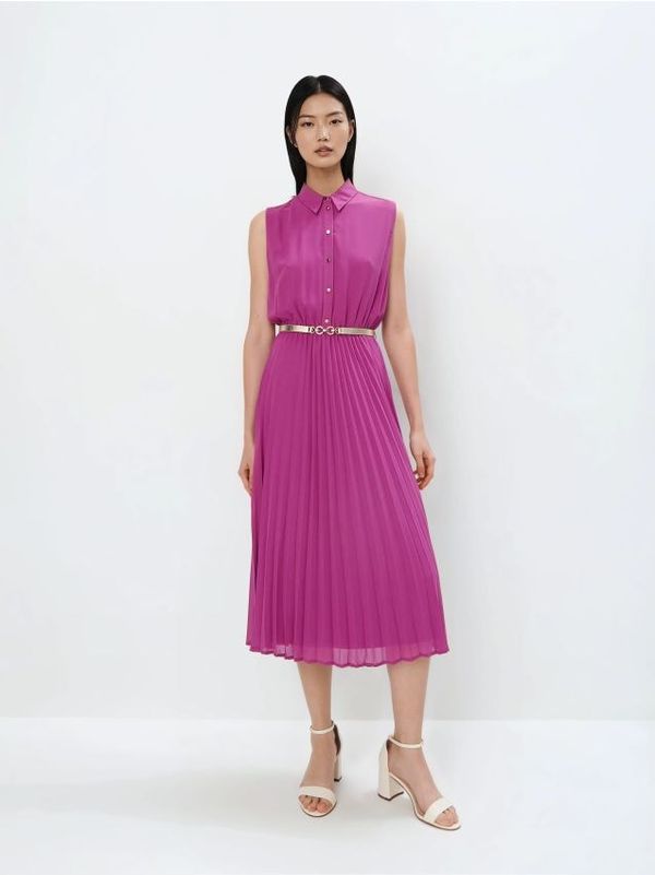 Mohito Mohito - Midi haljina-košulja - ljubičasta