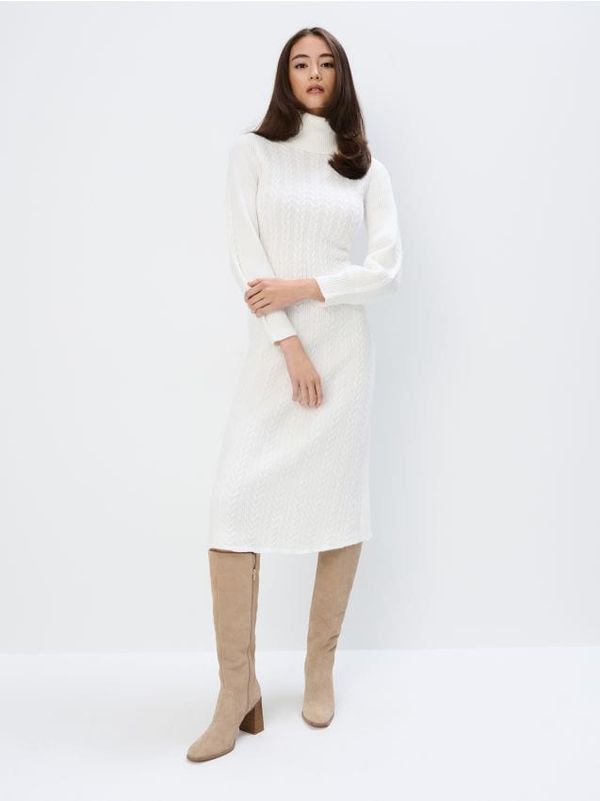 Mohito Mohito - Midi haljina - krem